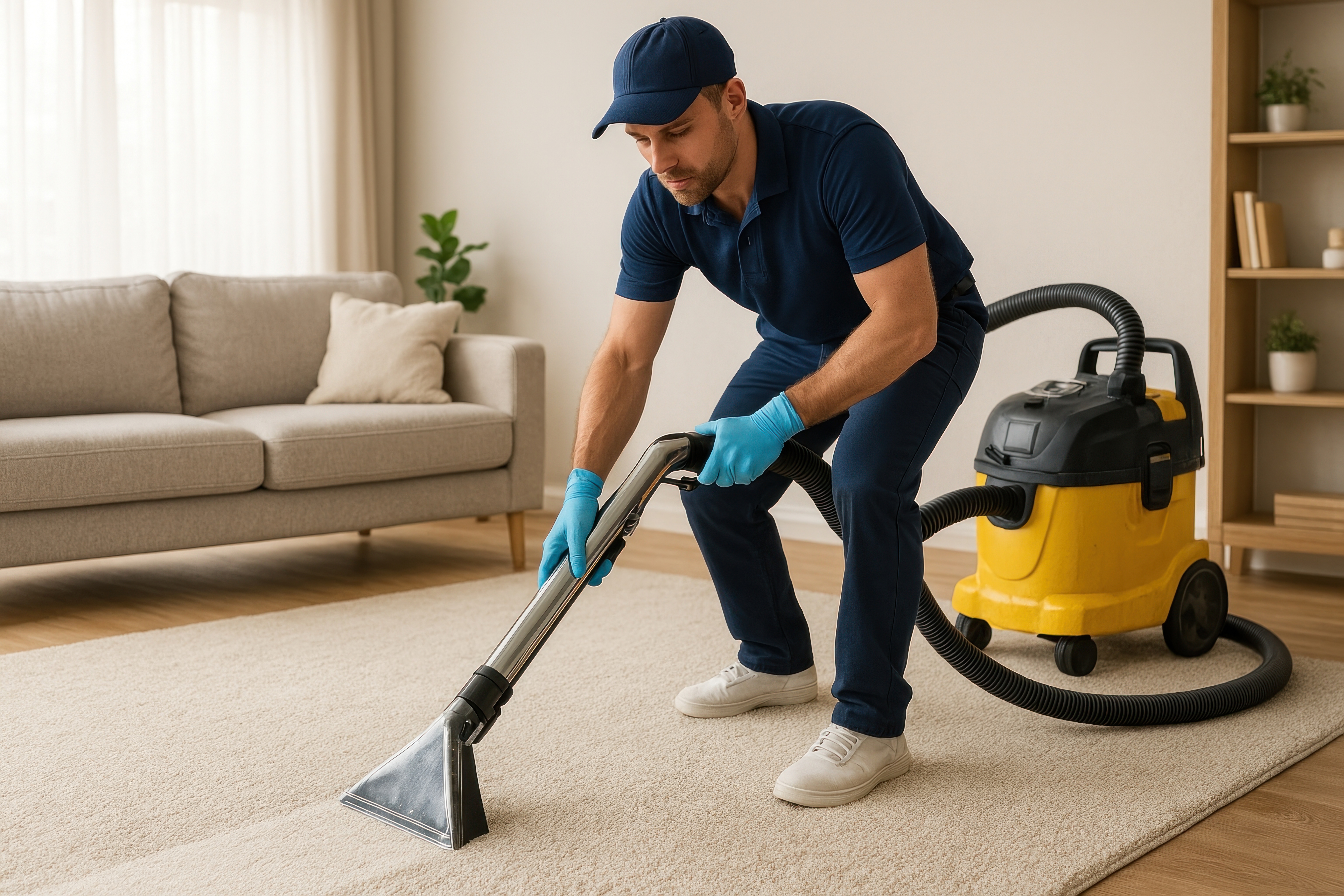 Professional Hot Water Extraction Carpet Cleaning Key Return Cleaning